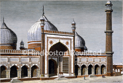 /data/Original Prints/Topography Views, City Views, Landscapes/FACADE OF THE JUMMAH MUSJID DELHI.jpg